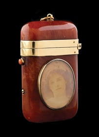 AMBER MATCH SAFE