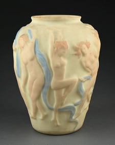 PHOENIX/CONSOLIDATED ART GLASS VASE
