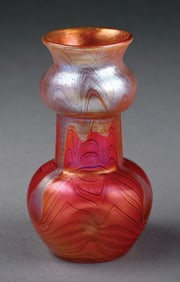 CAMELIA PINK LOETZ VASE