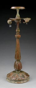 TIFFANY STUDIOS MOCK TURTLE BRONZE LAMP BASE