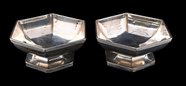 LOT OF 2: TIFFANY & CO. SALT CELLARS