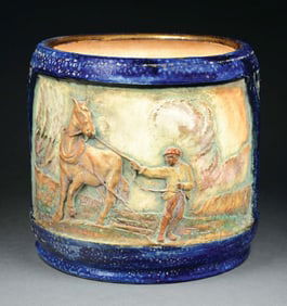 AMPHORA GLAZED EARTHENWARE MONUMENTAL PLANTER