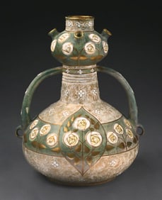 PAUL DACHSEL 2-HANDLED DOUBLE-GOURD TULIP VASE