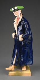 AUSTRIAN AMPHORA PORCELAIN FIGURE