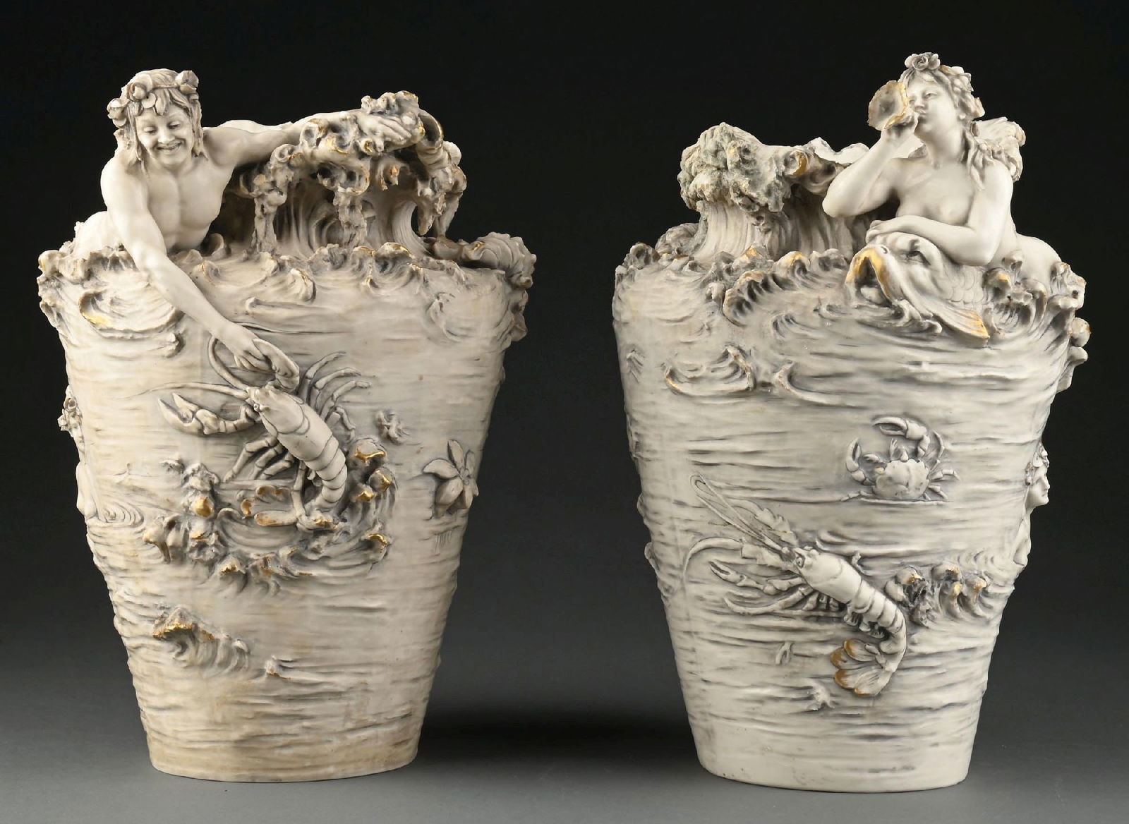 LOT OF 2: ROYAL DUX BOHEMIA VASES (1 of 7)