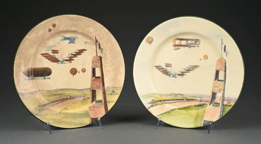 LOT OF 2: ROYAL DOULTON AERONAUTICAL PLATES