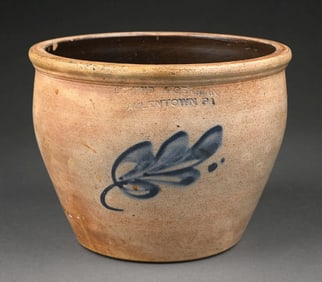ALLENTOWN, PA STONEWARE CROCK