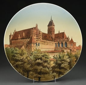 VILLEROY & BOCH METTLACH MARIENBURG CASTLE CHARGER PLAQUE