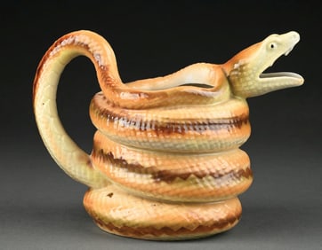 ROYAL BAYREUTH COILED SNAKE WATER PITCHER