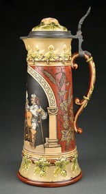 METTLACH EMBOSSED STEIN #2692