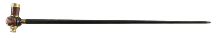 ANTIQUE MONOCULAR GADGET WALKING CANE