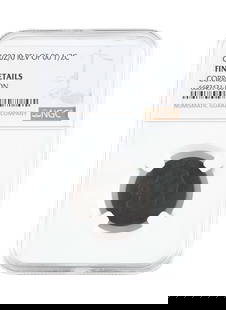 1802/0 REV OF 00 1/2C C-1 COIN FINE DETAILS NGC: Extremely rare half cent to find in any condition. Condition: (Very Good). Dimensions: