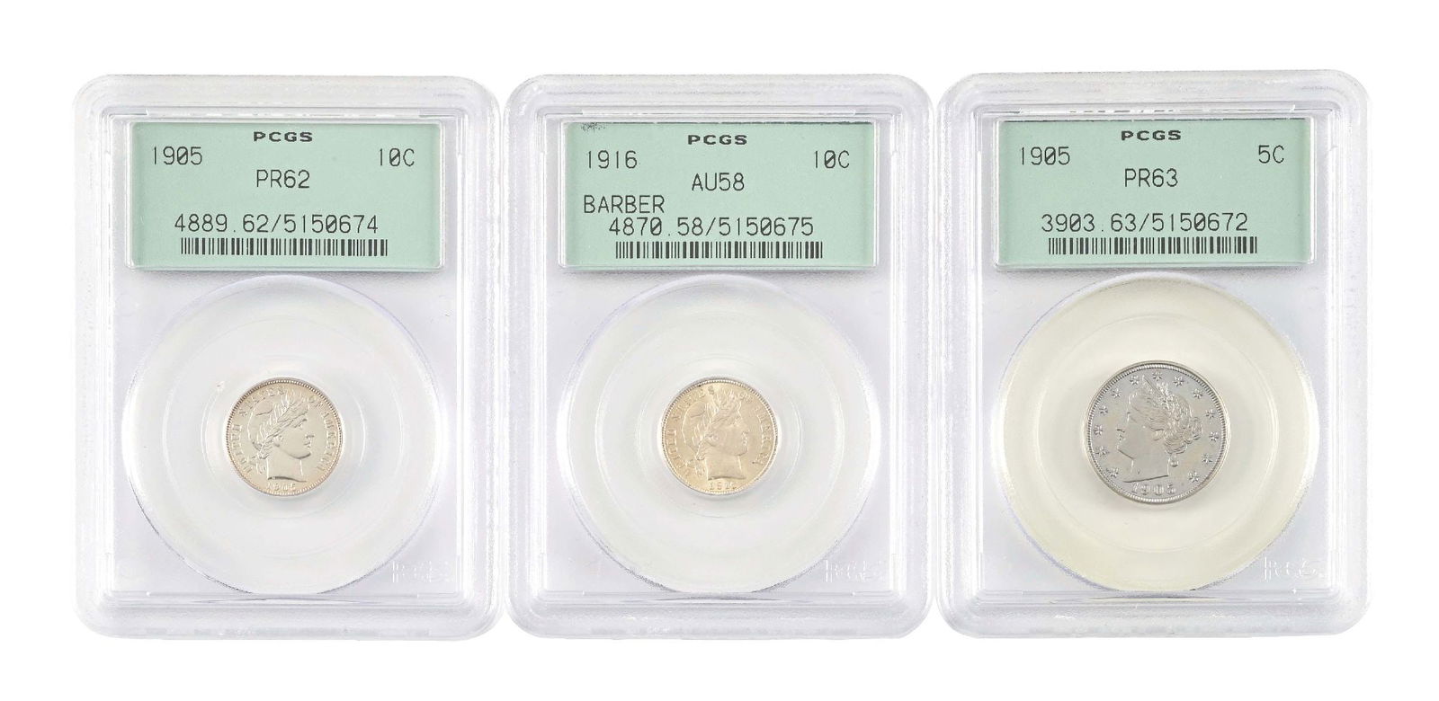 LOT OF 3: COINS (1 of 2)