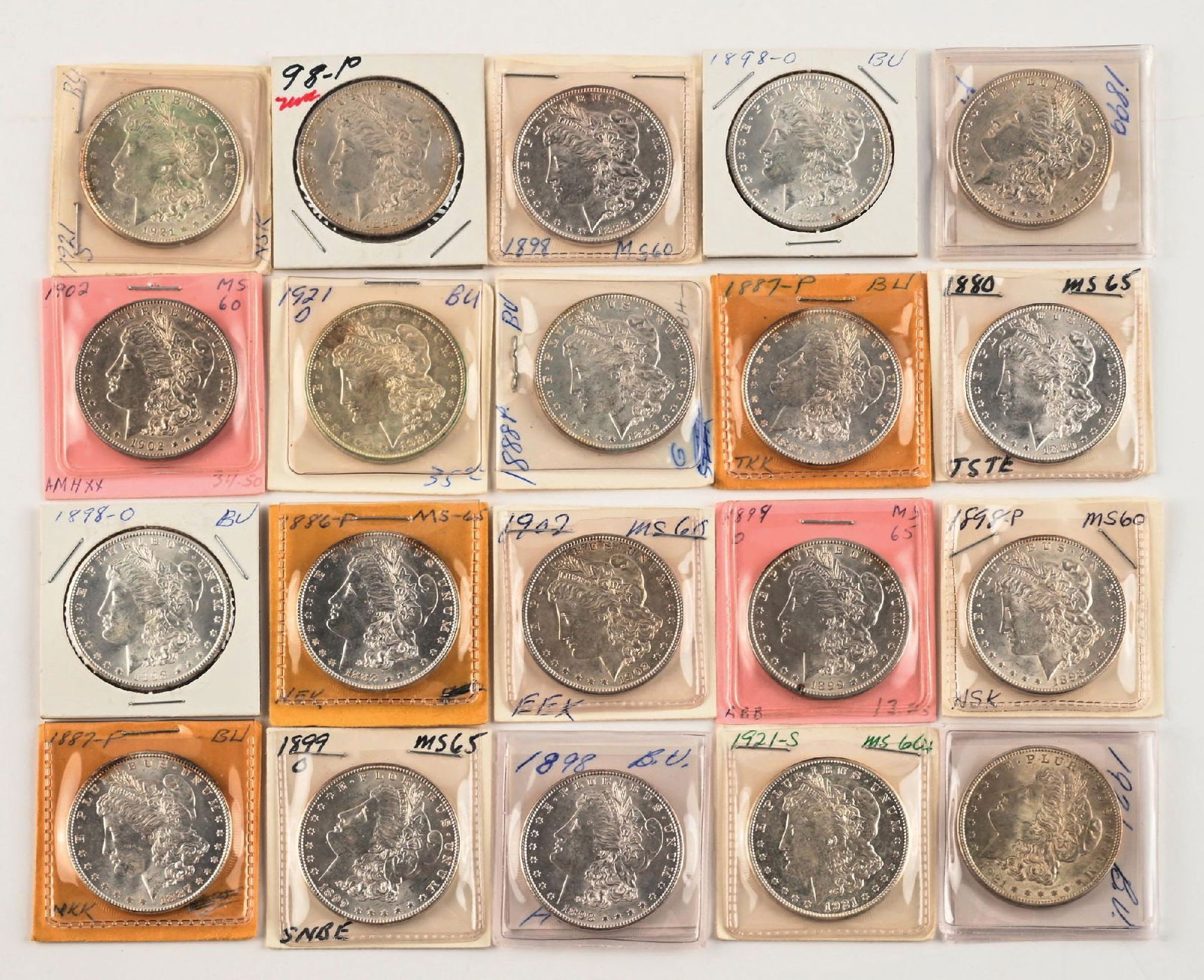COLLECTION OF 20: MORGAN DOLLARS (1 of 2)