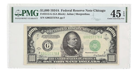 1934-A $1000 NOTE