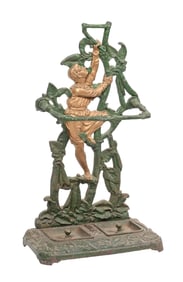 EARLY JACK AND THE BEANSTALK CAST IRON UMBRELLA STAND