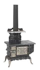 CAST IRON "FAVORITE" STOVE RANGE, FLOOR MODEL