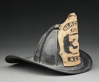 VINTAGE HERCULES HOSE FIREMAN HELMET