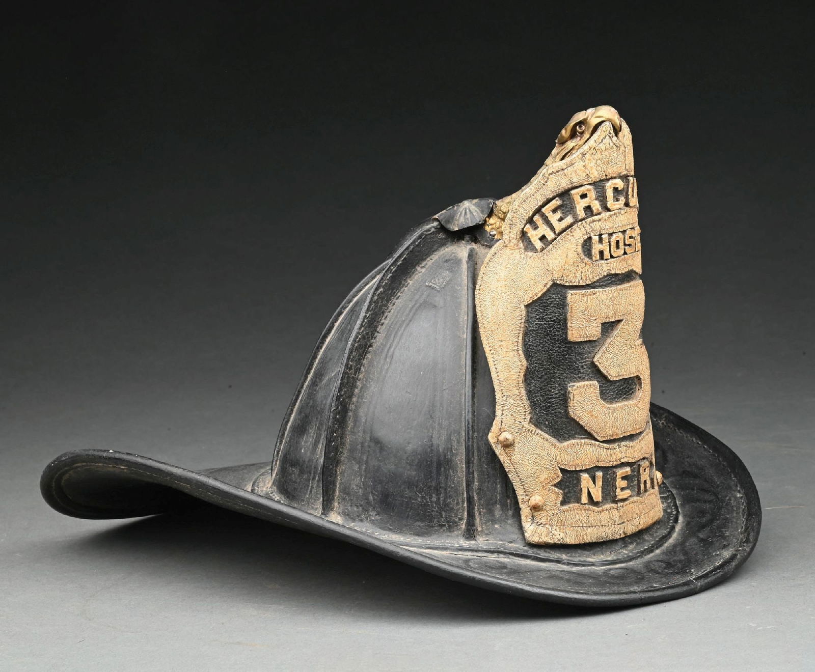 VINTAGE HERCULES HOSE FIREMAN HELMET (1 of 6)