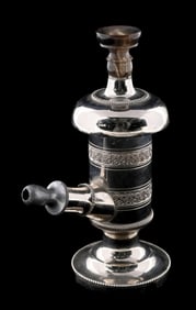 FRENCH MEDICAL VAGINAL IRRIGATOR WITH ORIGINAL TIN