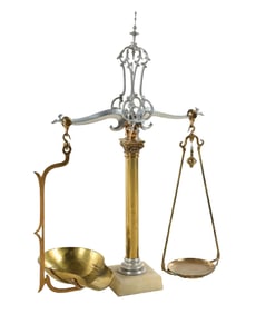 HENRY TROEMNER CAST & BRONZE BALANCE SCALE