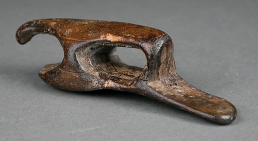 PUNUK PALEO-ESKIMO FOSSILIZED WALRUS UMIAK RIGGING ARTIFACT