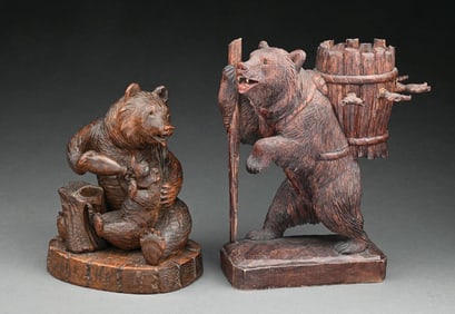 LOT OF 2: BLACK FOREST FIGURES