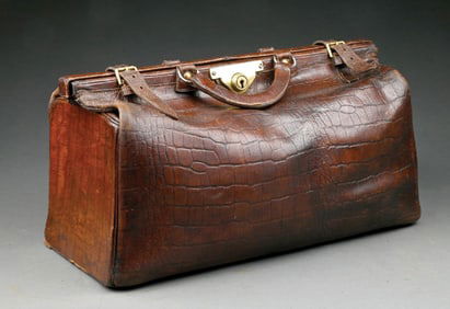 ALLIGATOR VINTAGE GLADSTONE BAG