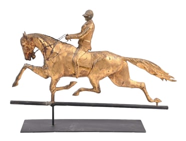 HORSE AND JOCKEY WEATHERVANE