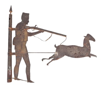 SHEET IRON HUNTER WEATHERVANE
