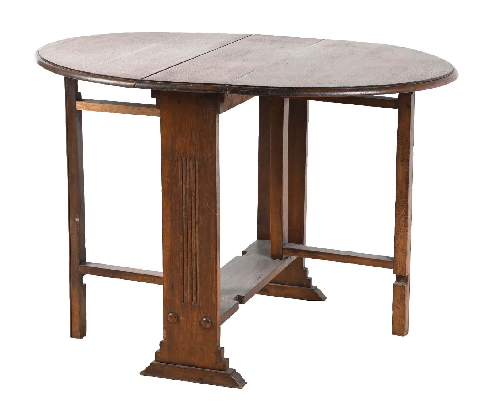 MISSION STYLE GATELEG DROP LEAF TABLE (1 of 6)