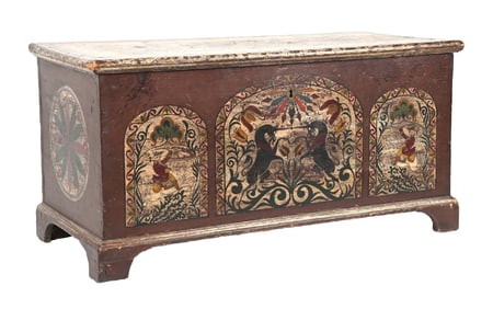 EARLY PA DUTCH DOWER CHEST