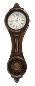 E. HOWARD & CO., BOSTON, MASS., "REGULATOR NO. 10", WALNUT "FIGURE EIGHT"