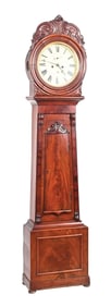 LARGE COLONIAL GRANDFATHER CLOCK
