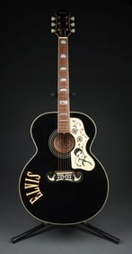 1996 EPIPHONE "ELVIS PRESLEY" EJ-200 JUMBO ACOUSTIC GUITAR WITH CASE