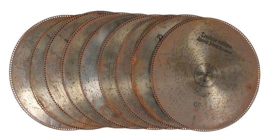 LOT OF MUSIC BOX DISCS