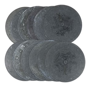 LOT OF MUSIC BOX 20-1/2" DISCS