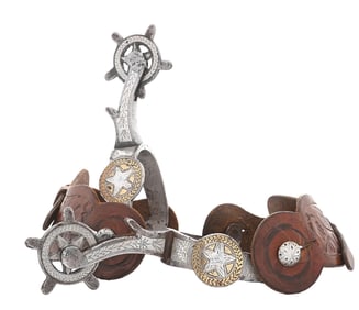 RARE AND ATYPICAL CANON CITY PRISONMADE SPURS