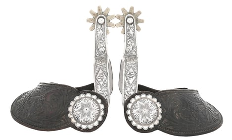 UNMARKED "BOHLIN" STYLE PARADE SPURS