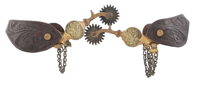 NORTH & JUDD HERCULES BRONZE BUFFALO SPURS