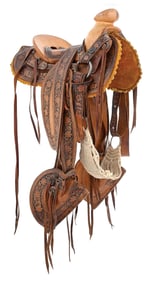 1930S MEXICAN CHARRO SADDLE
