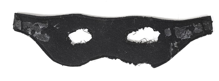 CLAYTON MOORE'S ORIGINAL "LONE RANGER" MASK