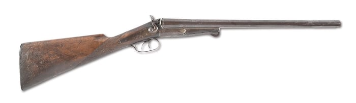 (A) DOCUMENTED JOHN HART (LONE RANGER) SCREEN USED RICHARDS SIDE BY SIDE SHOTGUN