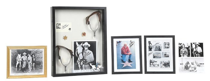 JOHN HART'S "LONE RANGER" SPURS AND OTHER VARIOUS HART ITEMS