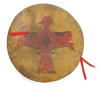 SIOUX HIDE DANCE SHIELD