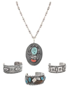 GROUP OF NAVAJO JEWELRY
