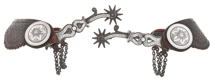 AUGUST BUERMANN #1492 "DOUBLE HEART" SPURS