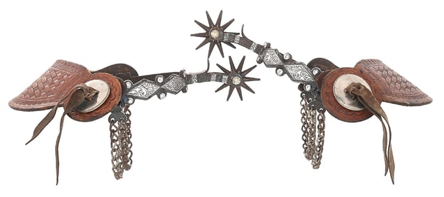 AUGUST BUERMANN #1419 CALIFORNIA PATTERN SPURS