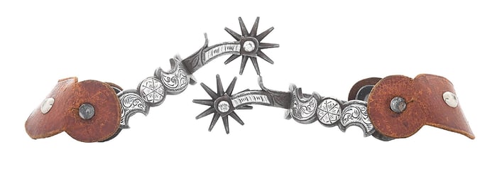 AUGUST BUERMANN #2401 CRESCENT PATTERN SPURS