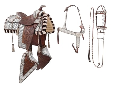 KARL'S PARADE SADDLE WITH DON ELLIS STERLING SILVER & GOLD